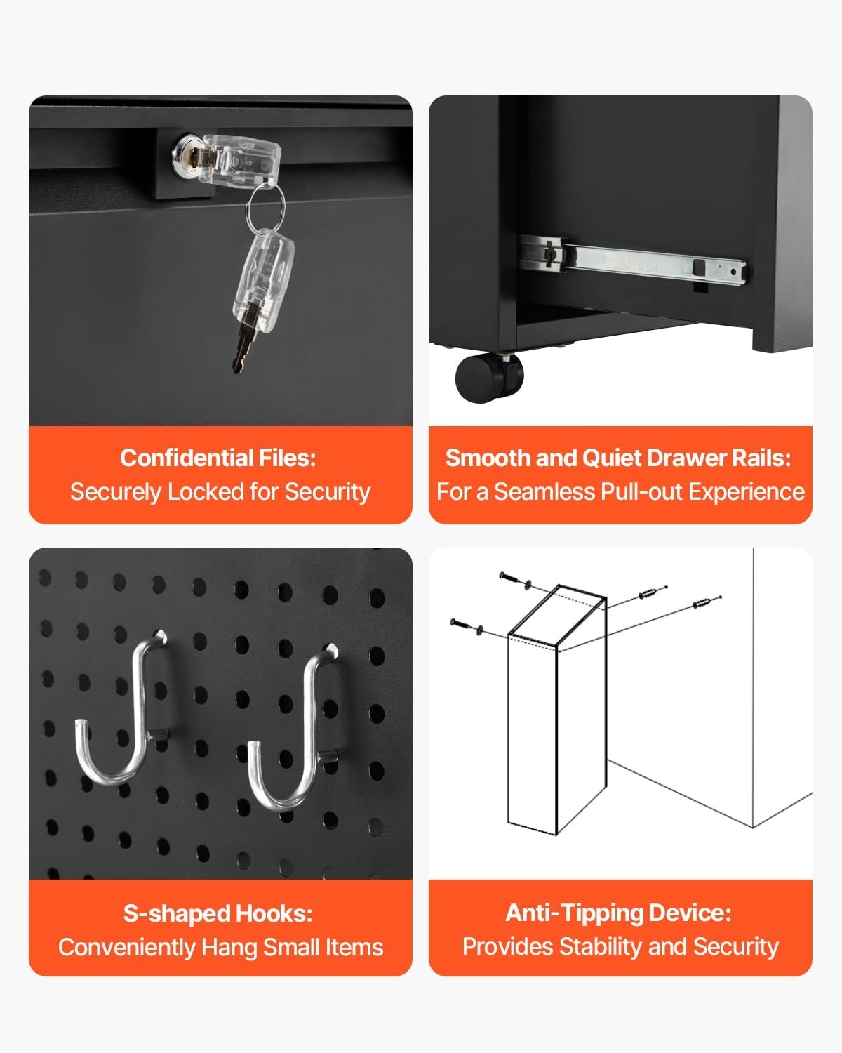 Wide 2 Drawer Metal Filing Cabinet Lockable Lateral A4 Letter Legal