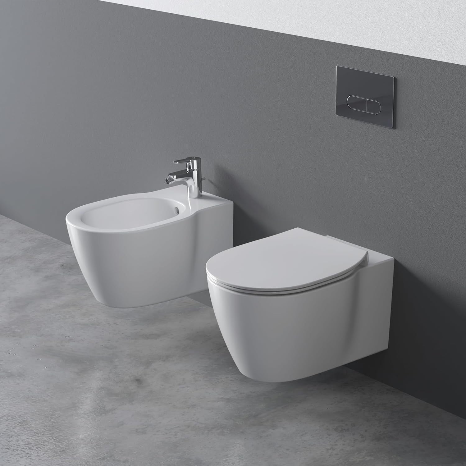 Connect Toilet Seat White Soft Close Removable Durable Duroplast