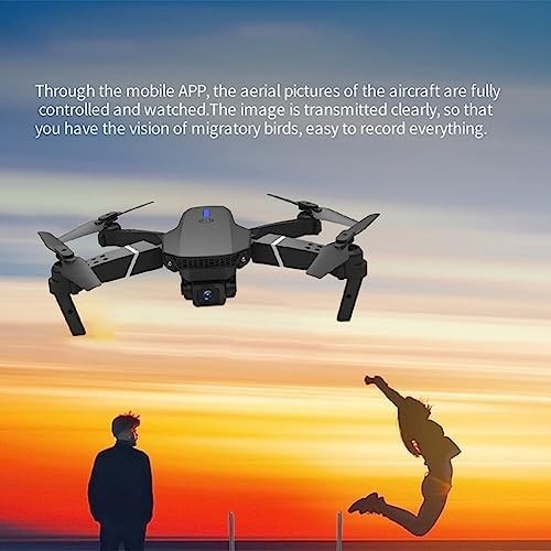 Foldable 4K HD Camera Drone with Altitude Hold, Gesture Control & App Fly