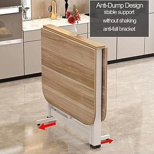 Space-Saving Foldable Drop Leaf Table for Kitchen & Living Room 3 Forms