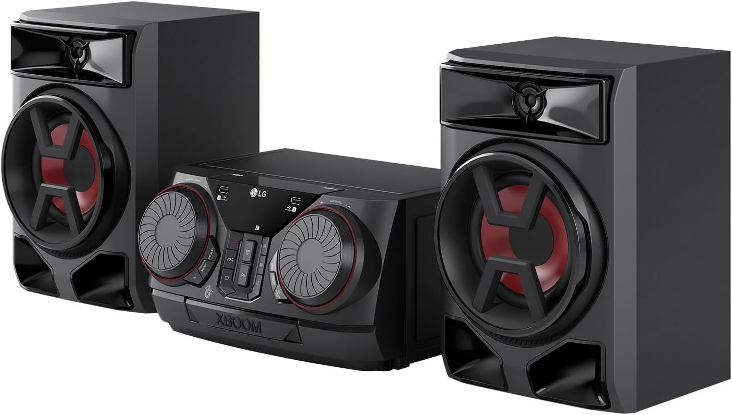 300W Bluetooth Party Hi-Fi System with Dual USB AUX & FM | LG XBOOM CK43N Black