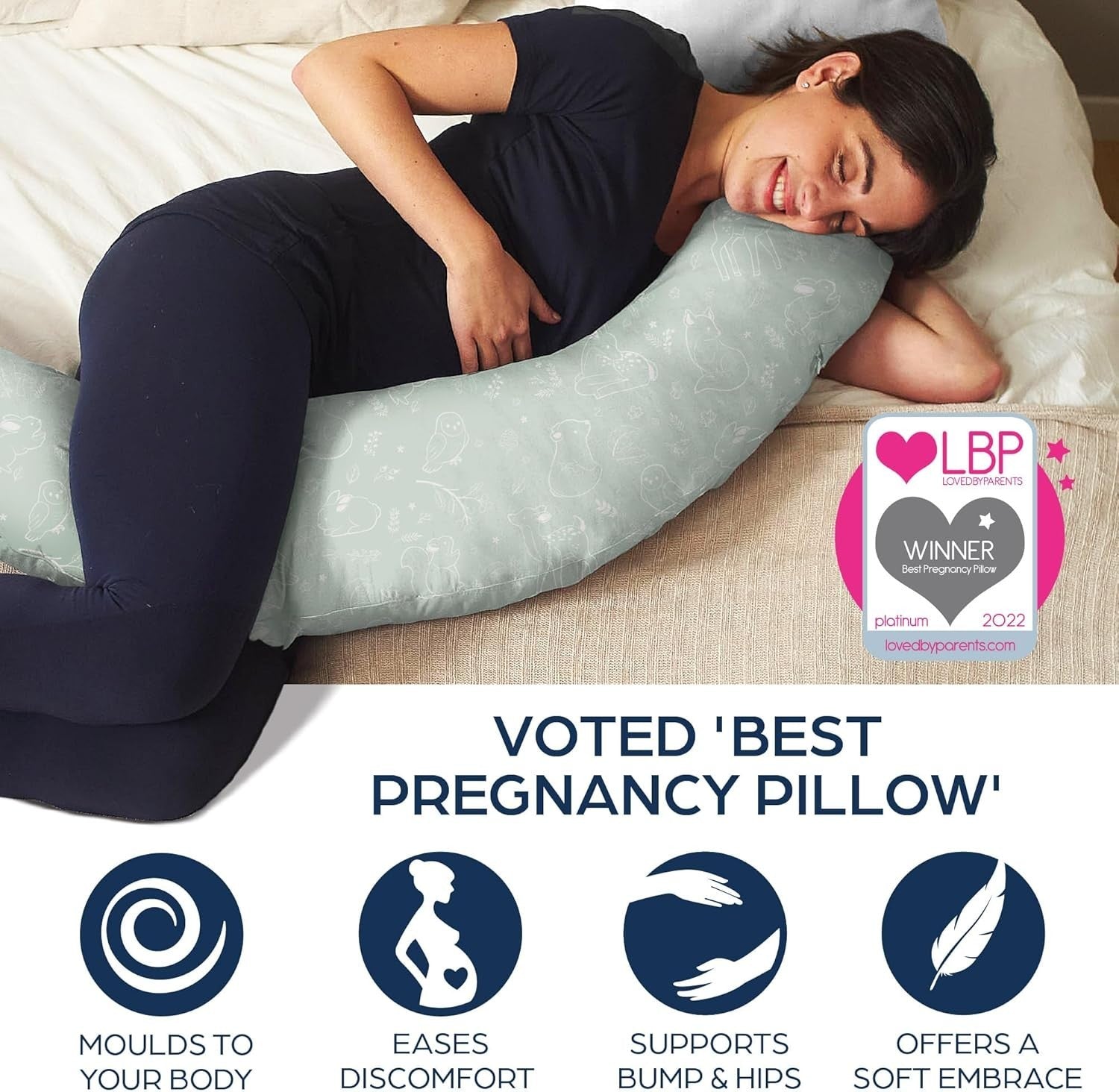 XXL Pregnancy Pillow U Shape Maternity Body Support Nursing Sleep Pillow
