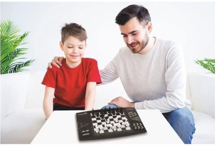 Electronic Chess Set with 64 Difficulty Levels | LED Display | Battery or Adapte