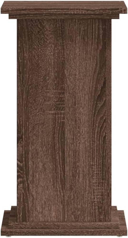 Brown Oak Wood Plant Stand 60cm Indoor Display Pedestal Table Modern Home Decor