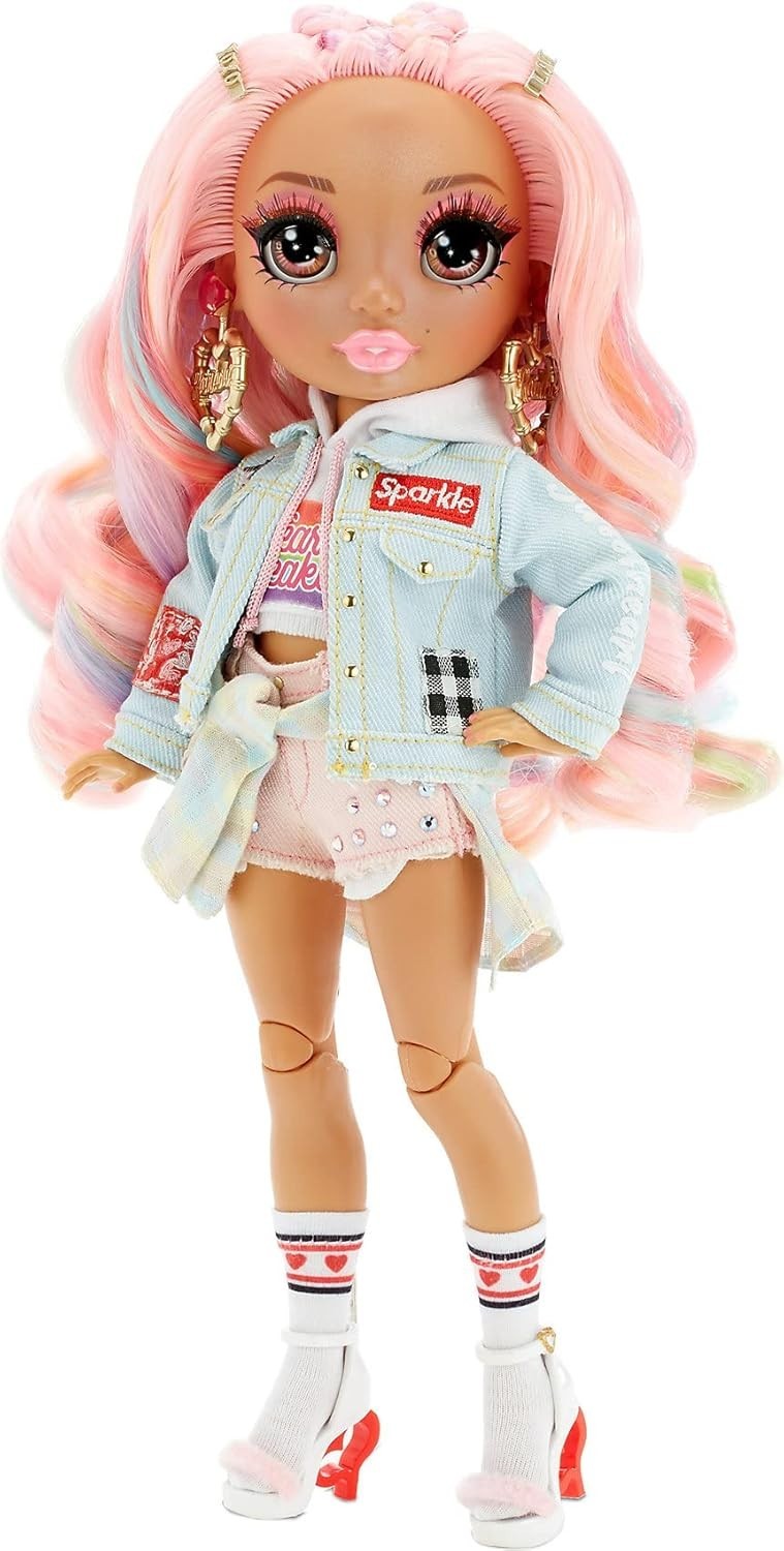 Collectible Fashion Doll 2 Outfits Accessories Stand Valentine Style