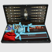 Luxury Backgammon & Chocolate Gift Set Lacquered Board Premium Chocolates
