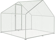 Large Walk In Chicken Coop Run 3x2x1.98m Galvanised Pen