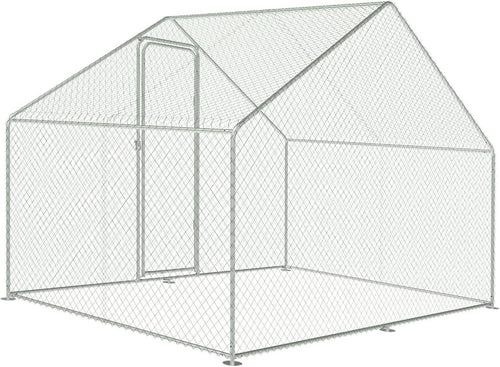 Large Walk In Chicken Coop Run 3x2x1.98m Galvanised Pen