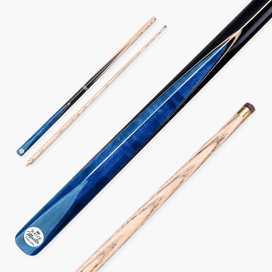 48in Junior Snooker Pool Cue 2 Piece Ash Shaft 9.5mm Layered Tip
