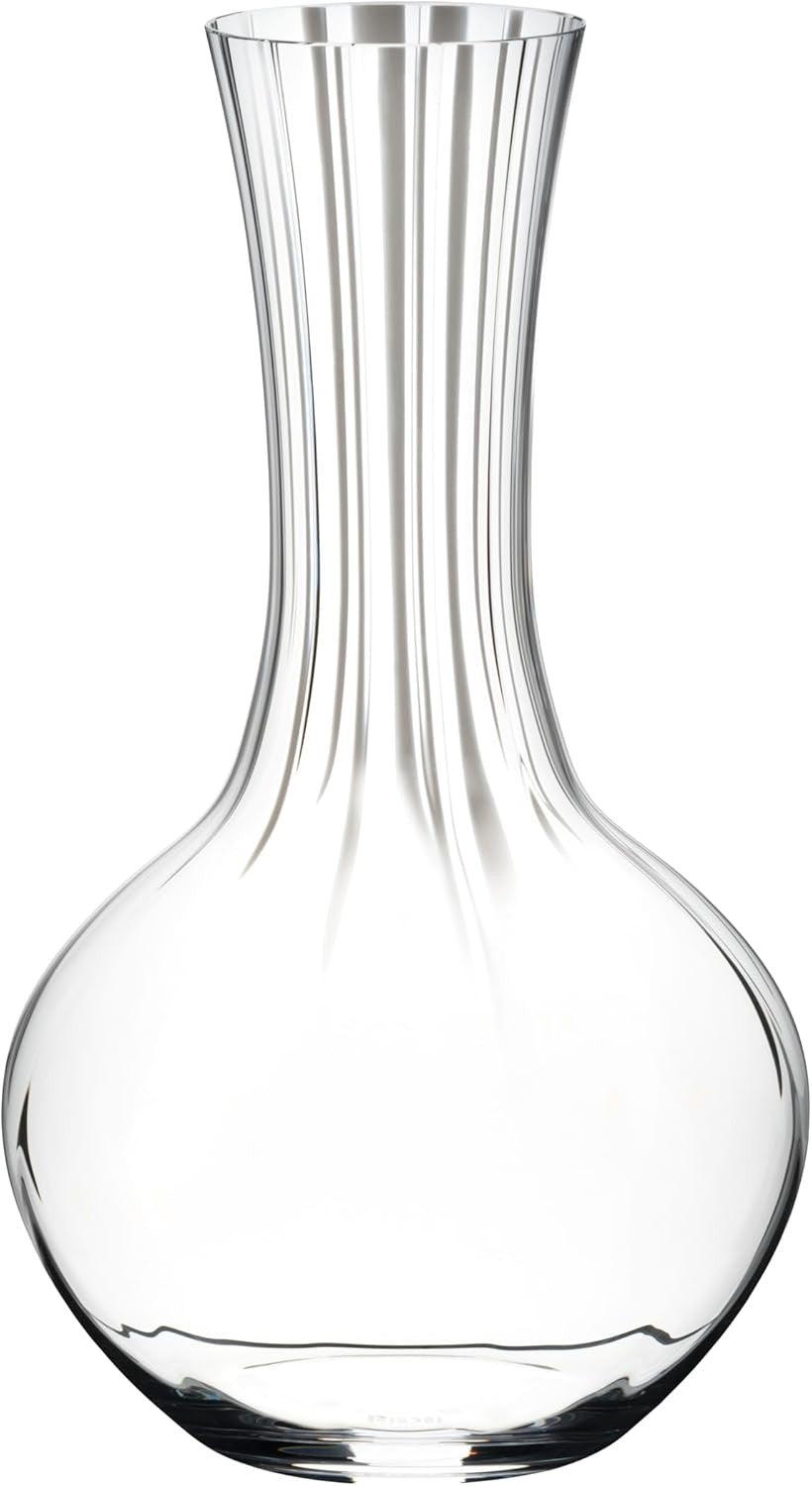 Elegant Glass Wine Decanter 1.1L Aerator Carafe for Red & White Wine Serving