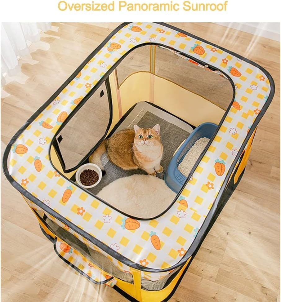 Foldable Pet Playpen Portable Puppy Dog Cat Tent Indoor Outdoor Kennel Fence