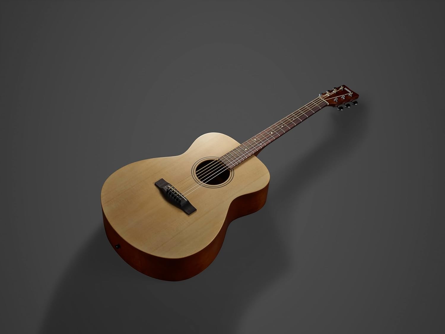 Concert Acoustic Guitar 25in Scale Compact Body Natural Satin