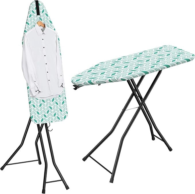 2 in 1 Ironing Board Steaming Board Foldable Compact Non Slip Steel