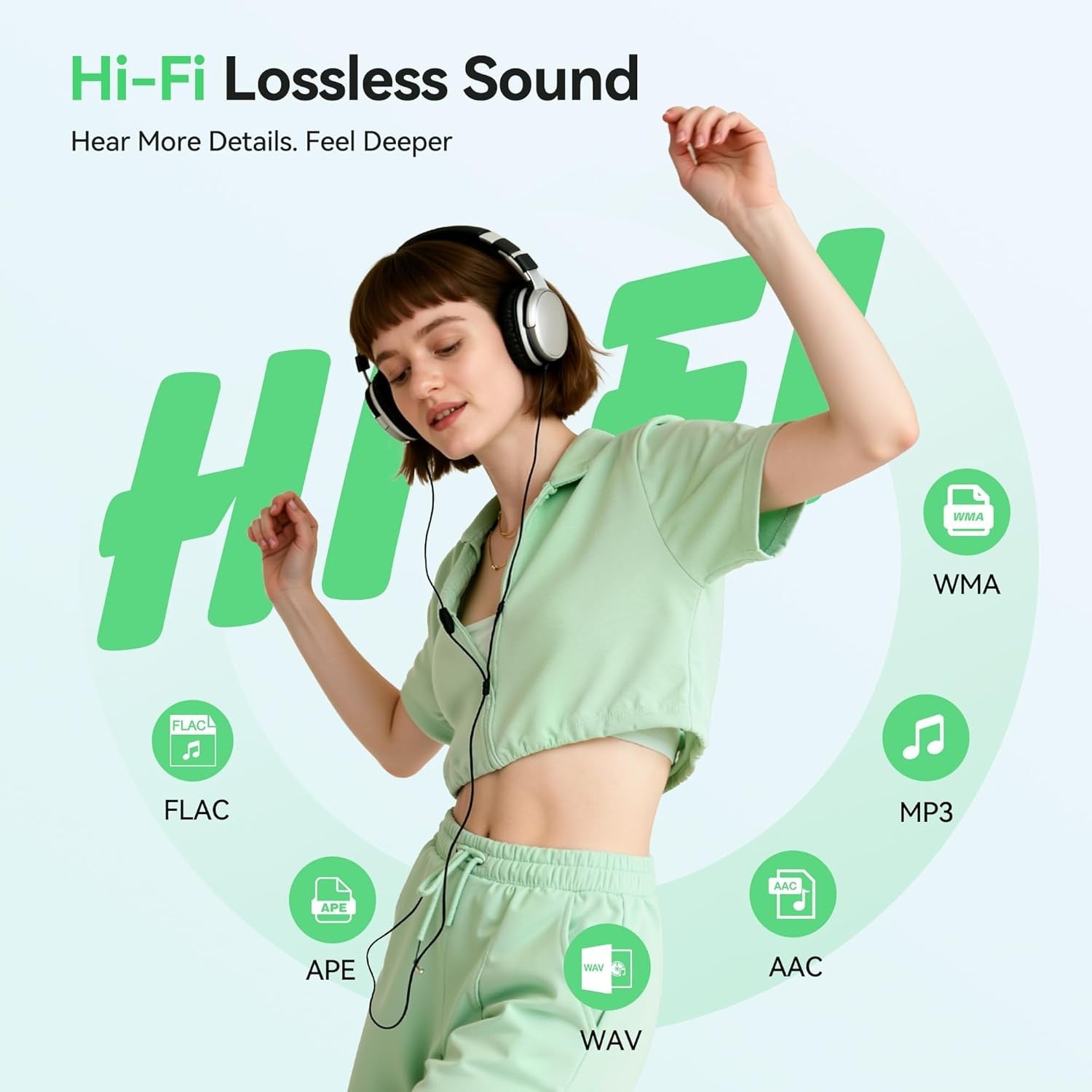 64GB Bluetooth MP3 Player 1.8" Touch Screen FM Radio Portable Sports Player
