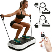 Slim Vibration Plate Exercise Platform 99 Speeds 7 Programs Body Sculpt