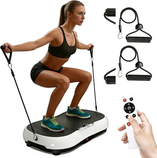 Slim Vibration Plate Exercise Platform 99 Speeds 7 Programs Body Sculpt