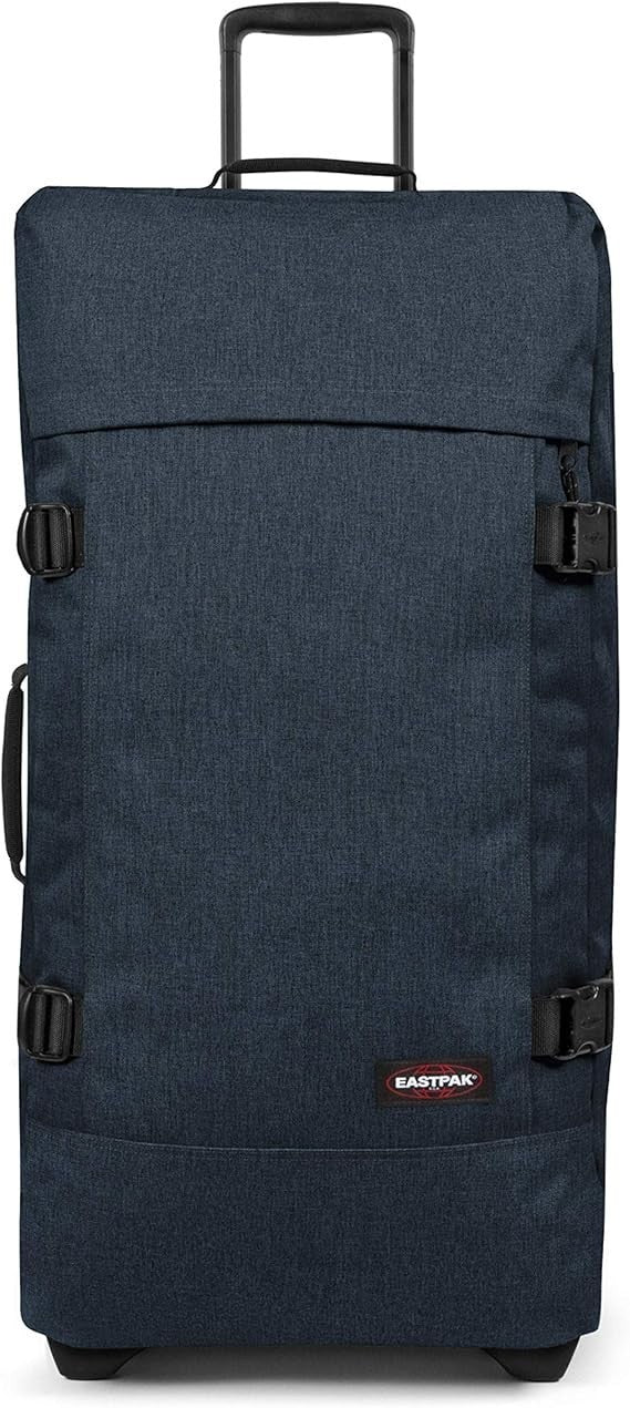Extra Large 121L Soft Travel Suitcase Wheeled Trolley Double Compartment