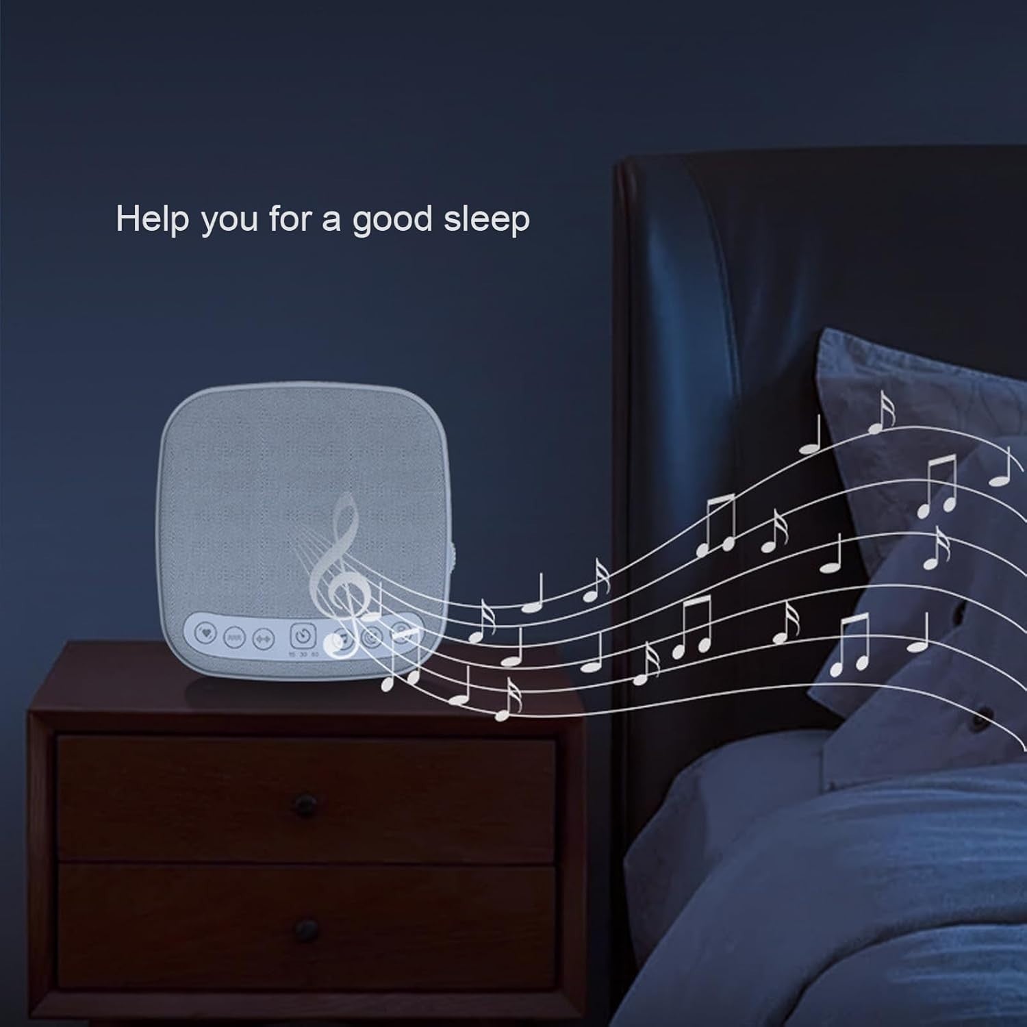 White Noise Baby Sleep Machine 18 Soothing Sounds Timer Portable Travel