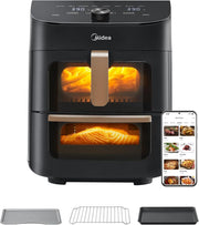 11L Dual Zone Smart Air Fryer Oven | Wi-Fi & Alexa | 10-in-1 Functions | Max
