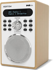 Oak DAB DAB+ FM Digital Radio Bluetooth Dual Alarm Sleep Timer USB Charge