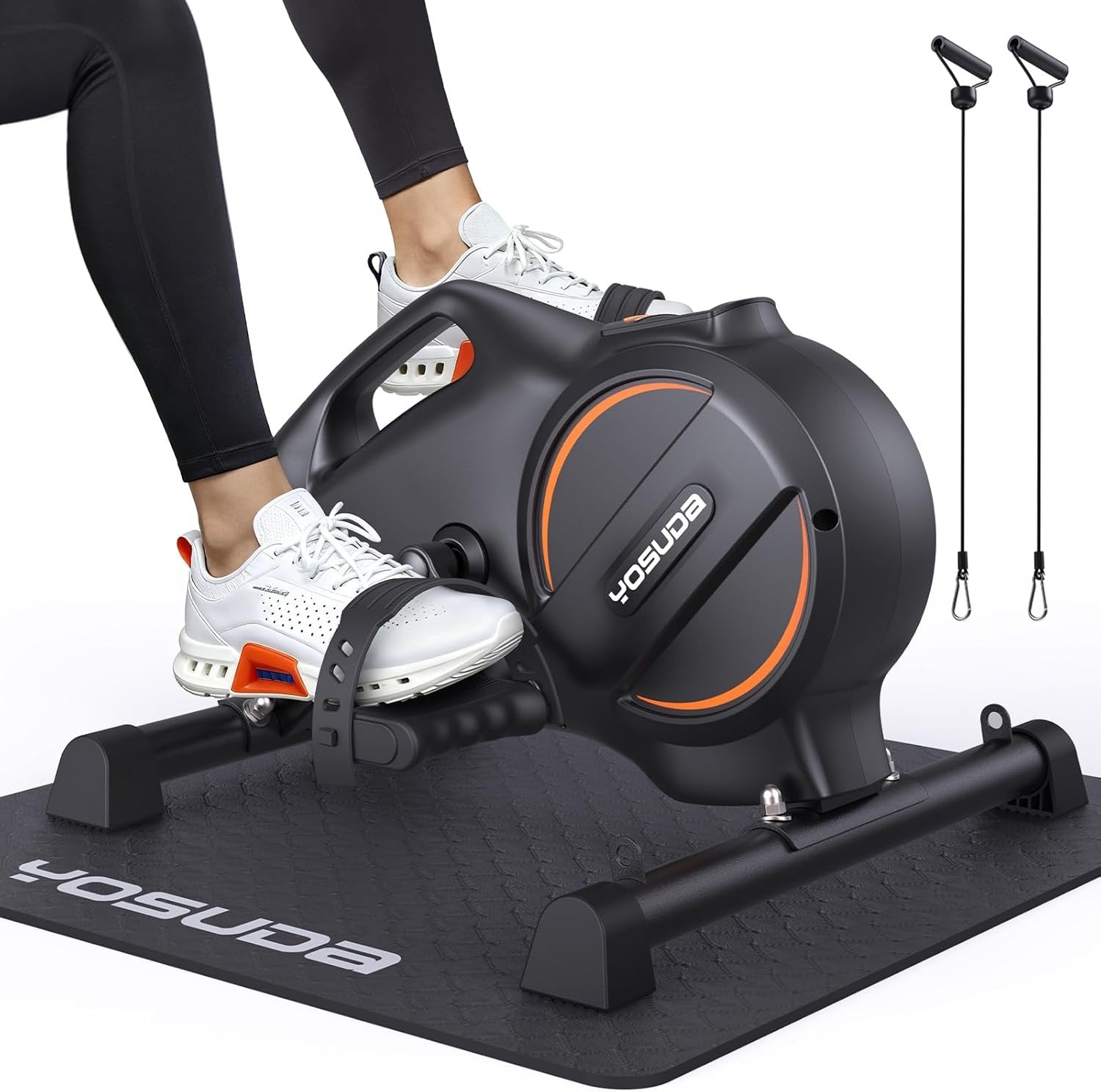 Under Desk Exercise Bike Mini Pedal Exerciser Quiet Magnetic LCD