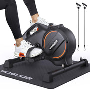 Under Desk Exercise Bike Mini Pedal Exerciser Quiet Magnetic LCD
