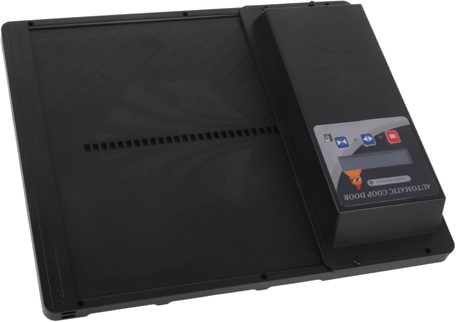 Automatic Chicken Coop Door Opener Horizontal Timer Black