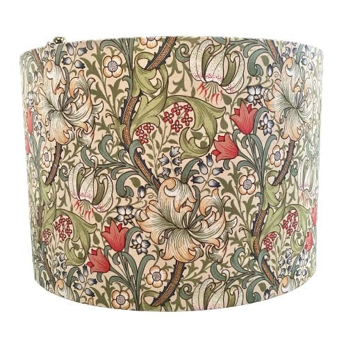 Handmade Floral Bird Lampshade 40cm Drum Table Floor Ceiling Light Shade
