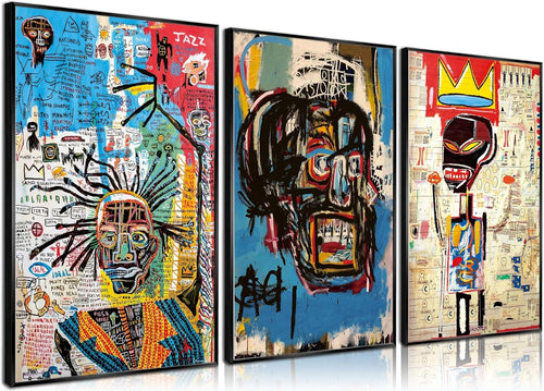 3Pcs Street Art Canvas Prints 60x40cm Modern Abstract