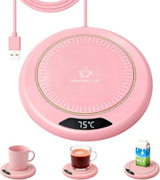 USB Coffee Mug Warmer 3 Temp Settings LED Display Desk Heater