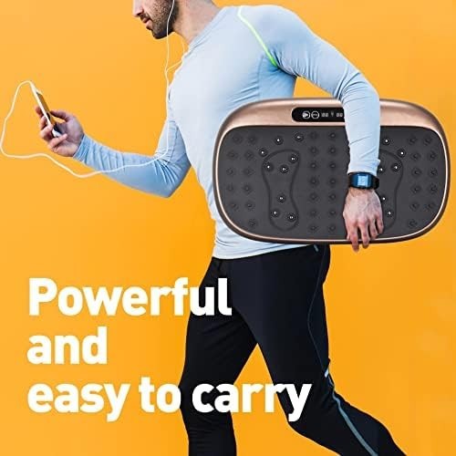 Vibration Plate Exercise Machine Full Body Platform Weight Loss 300lb