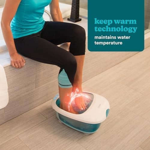 Luxury Foot Spa Massager | Heat, Bubbles & Soothing Vibration