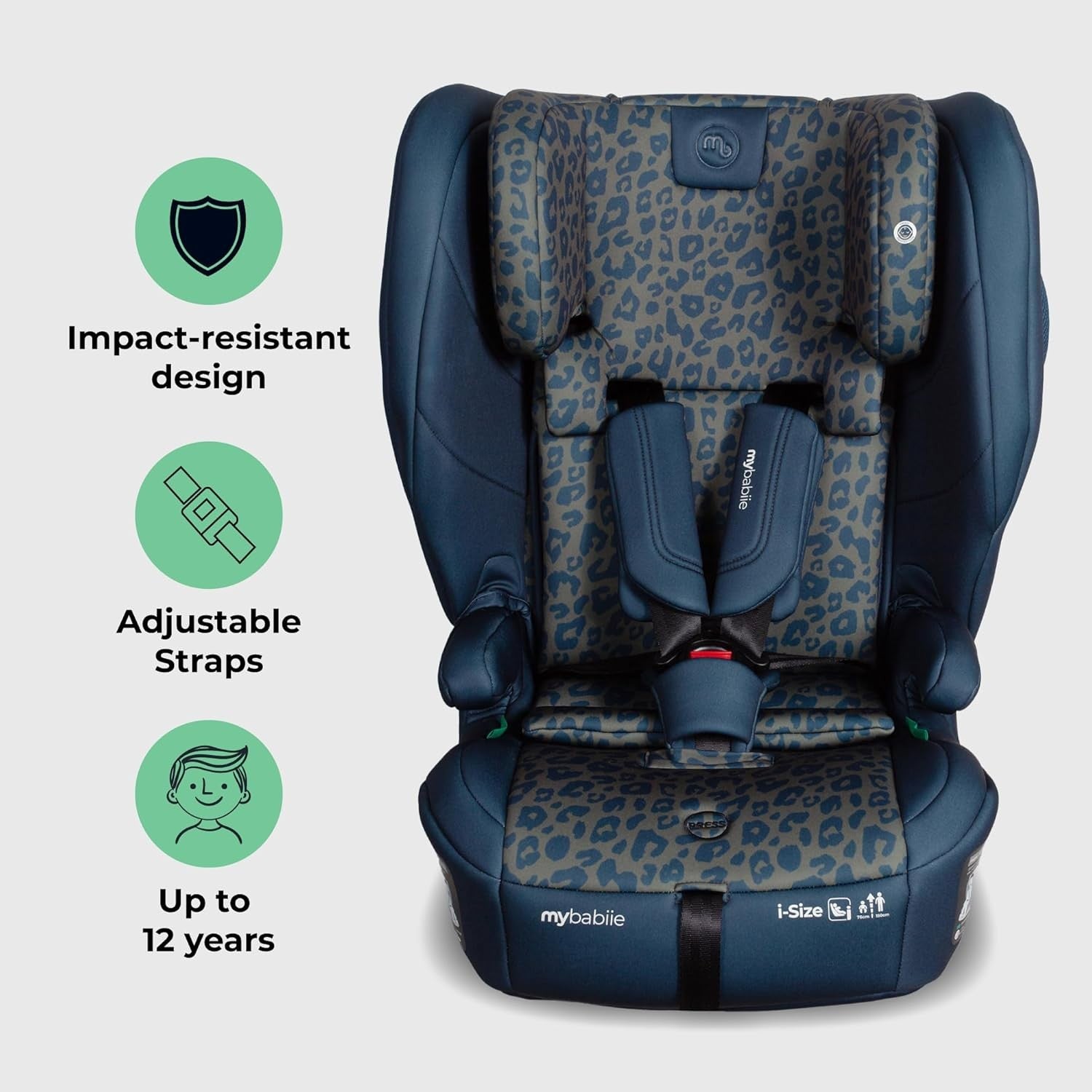 Toddler to Booster Car Seat ISOFIX Foldable 9–36kg Forward Facing