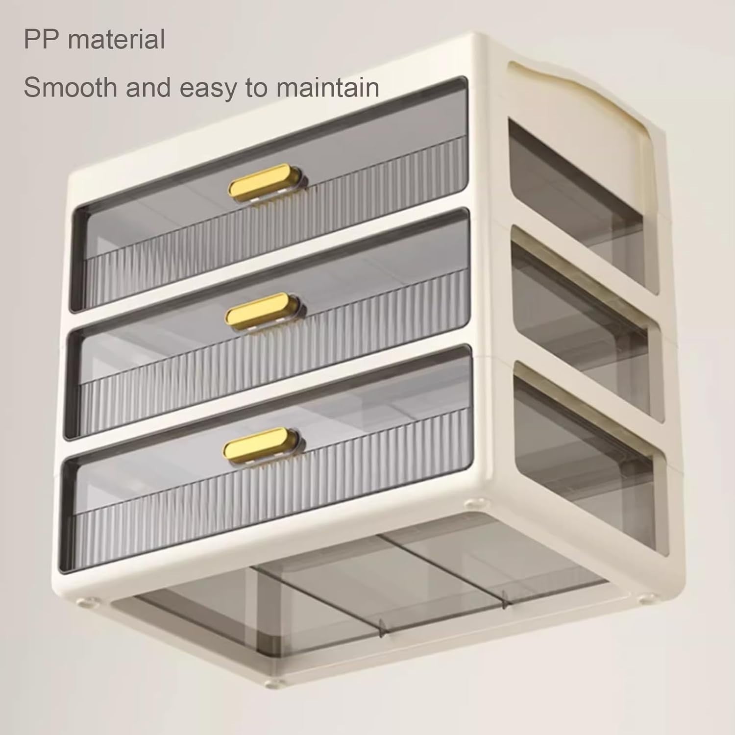 5-Layer White Desk Organizer Storage Drawers for Office, Makeup & Crafts
