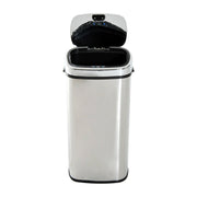50L Sensor Kitchen Bin Touchless Soft Close Silver Steel