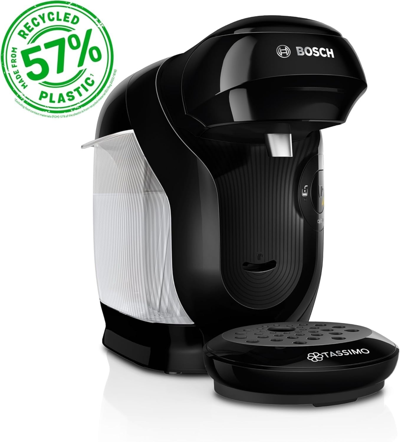 Pod Coffee Machine Starter Bundle | 40 Drinks Included | Auto Clean | 0.7L