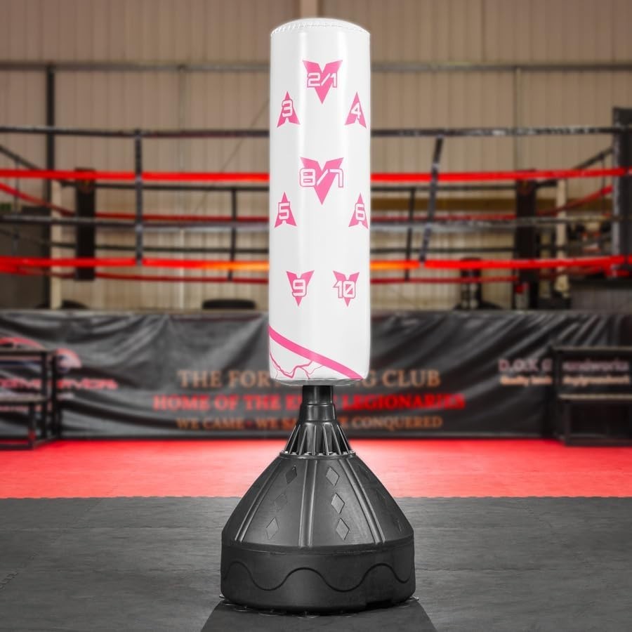 6ft Standing Boxing Kick Bag Heavy Duty Microfibre MMA Trainer