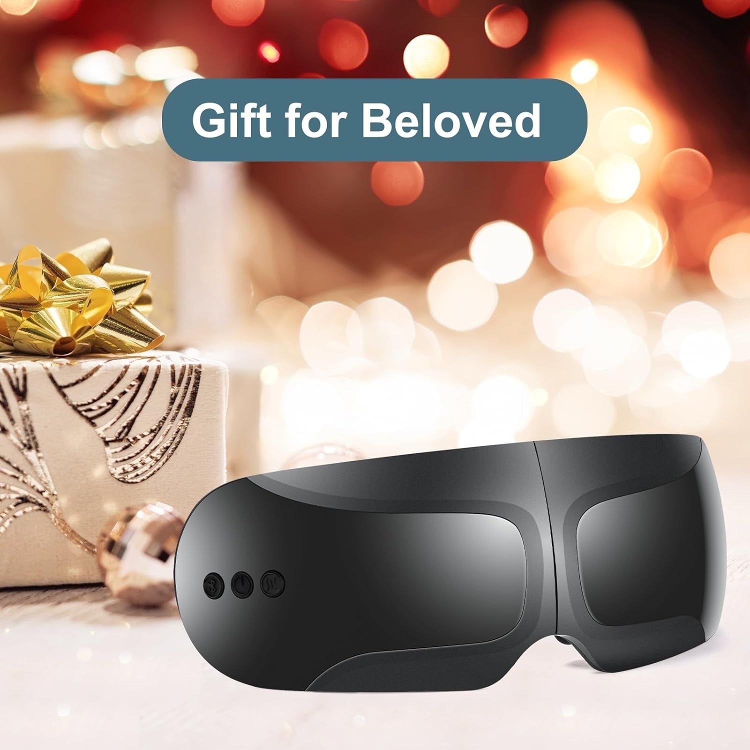Ultra Light Heated Eye Massager Bluetooth Vibration Migraine Relief