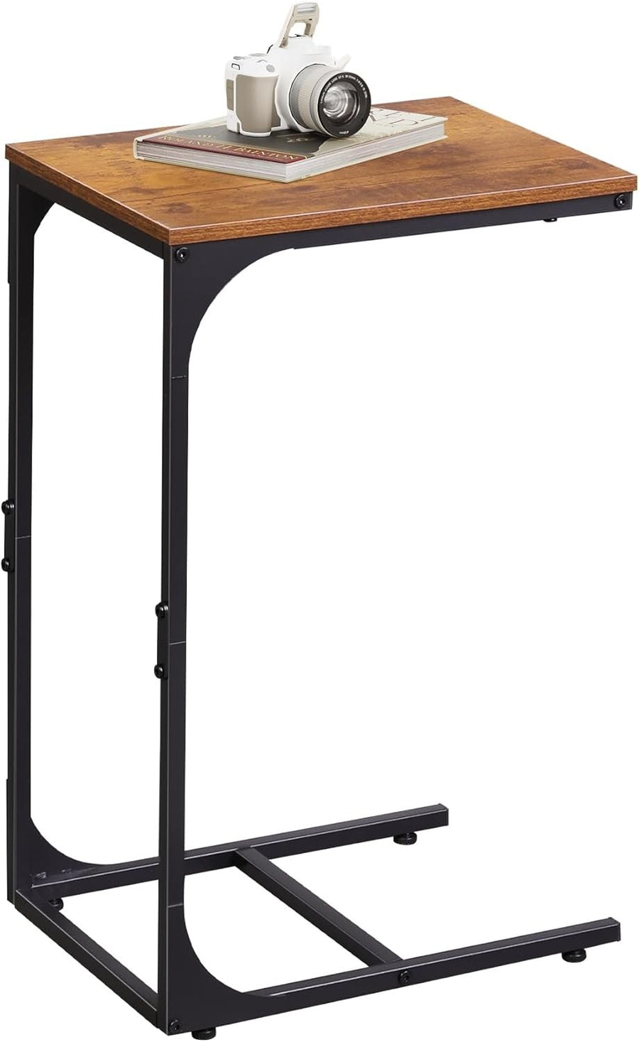 Slim C Shaped Side Table Sofa Bed Laptop Snack Coffee Table 40x30x62cm