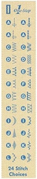 Sewing Machine 25 Stitches Auto Threader 1 Step Buttonhole LED