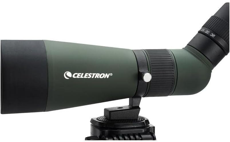 60mm LandScout Spotting Scope – 12-36x Zoom, Compact & Portable, Green