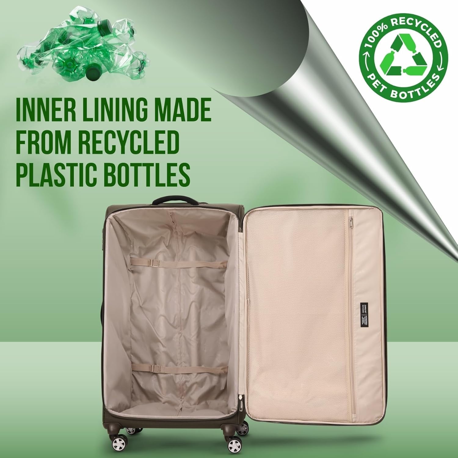 Extra Large 30in Eco Hold Luggage Lightweight Spinner Case TSA Approved