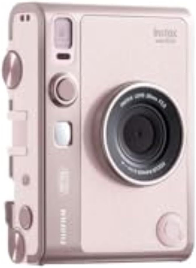 Hybrid Instant Camera Printer Rose Bluetooth LCD Screen 100 Effects
