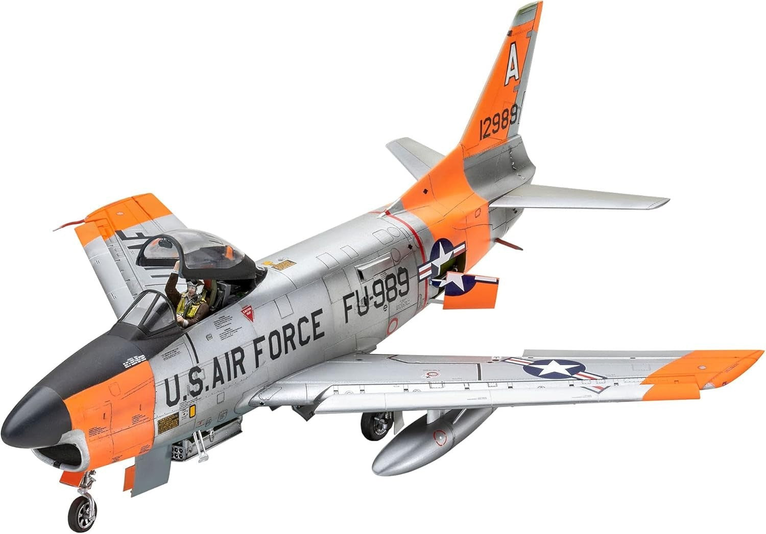 Unbuilt F-86D Dog Sabre Model Kit 1:48 Scale Plastic Aircraft DIY