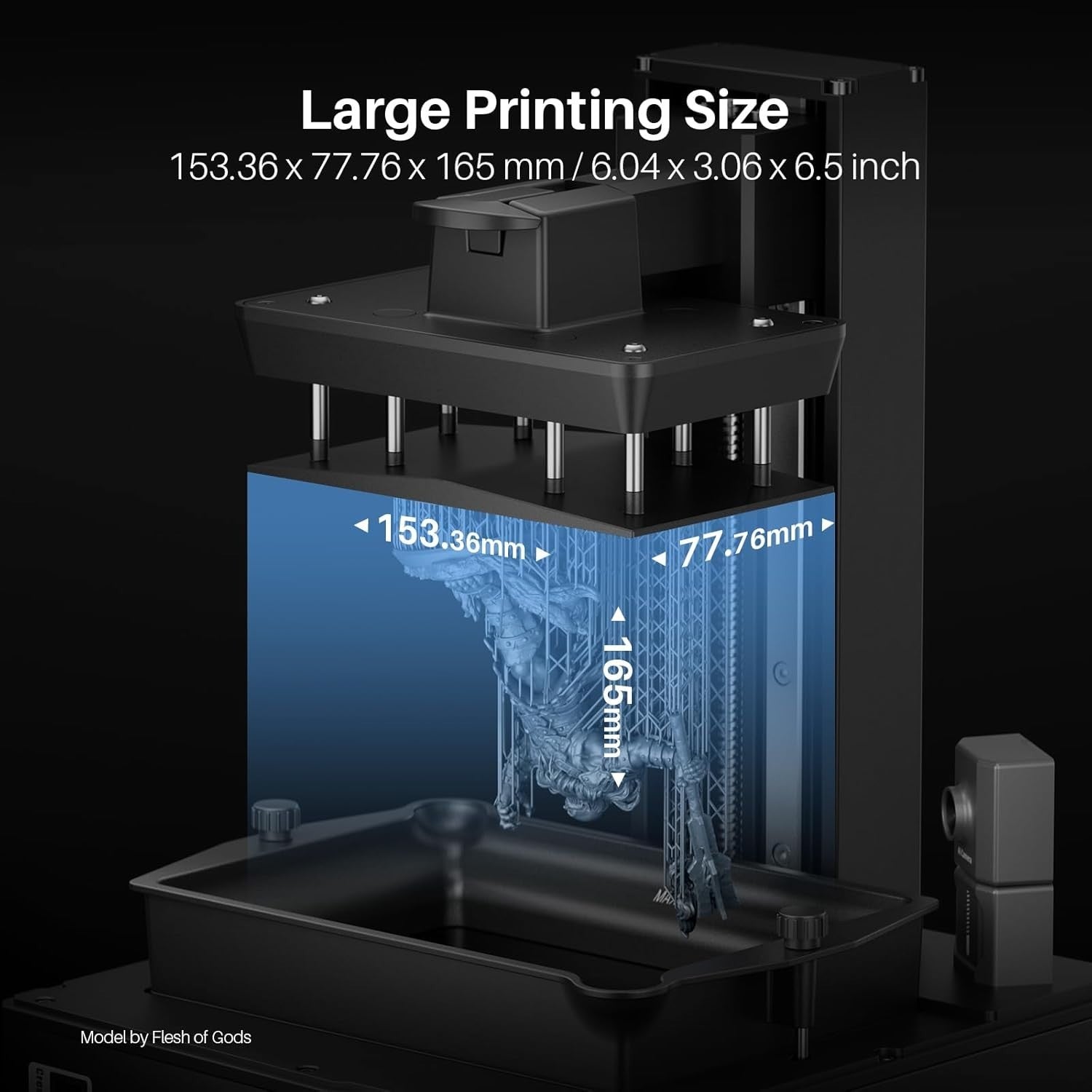 9K Resin 3D Printer WiFi AI Camera Auto Level Fast MSLA