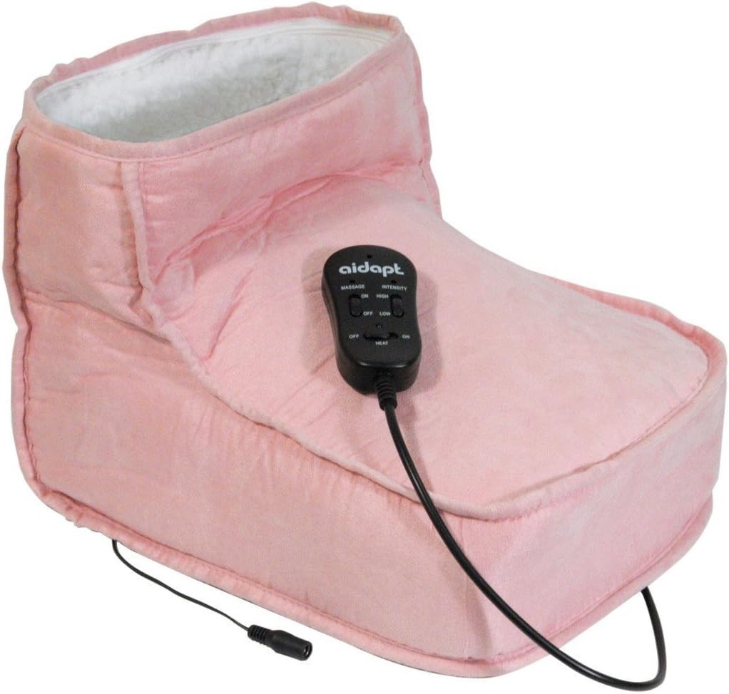 Electric Foot Warmer & Massager Soft Fleece Cosy Vibrating Feet Heater