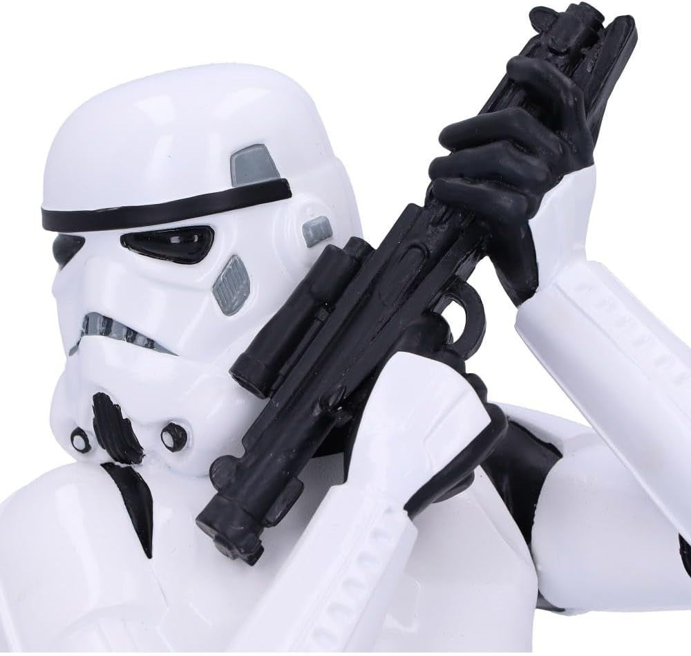 Stormtrooper Bust Figurine Resin Statue 14.2cm Sci-Fi Decor Collectible Gift