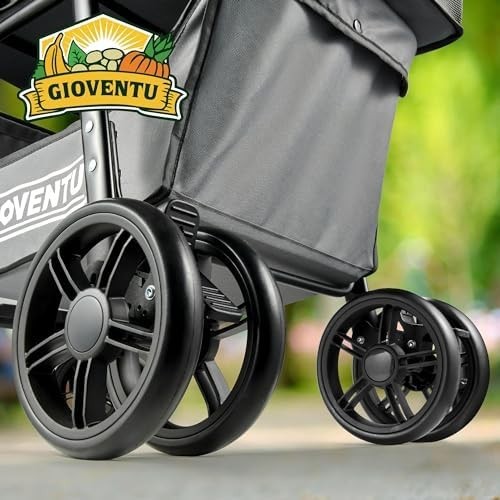 Heavy Duty Folding Shopping Trolley 80lb Grocery Cart 360° Wheels Tote Bag