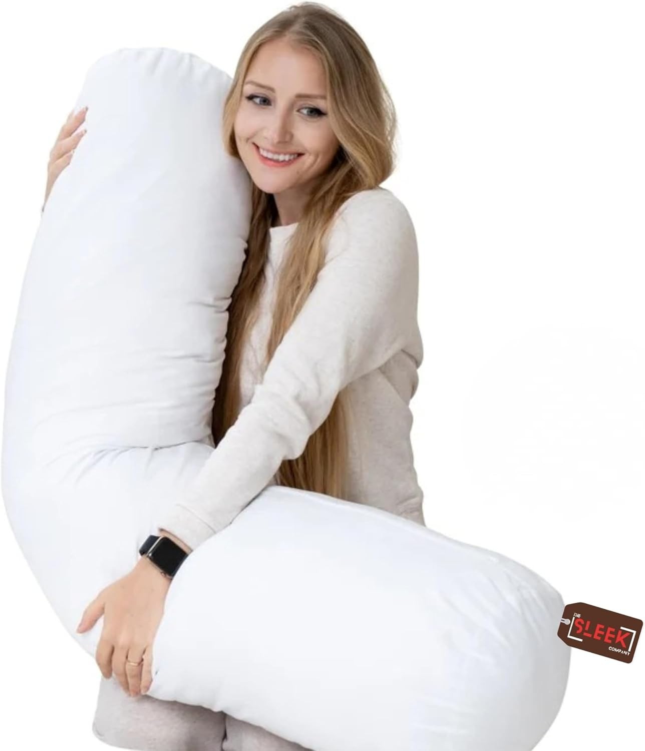 Luxury Full Body Pillow 145cm Long Supportive Pregnancy Sleep Cushion