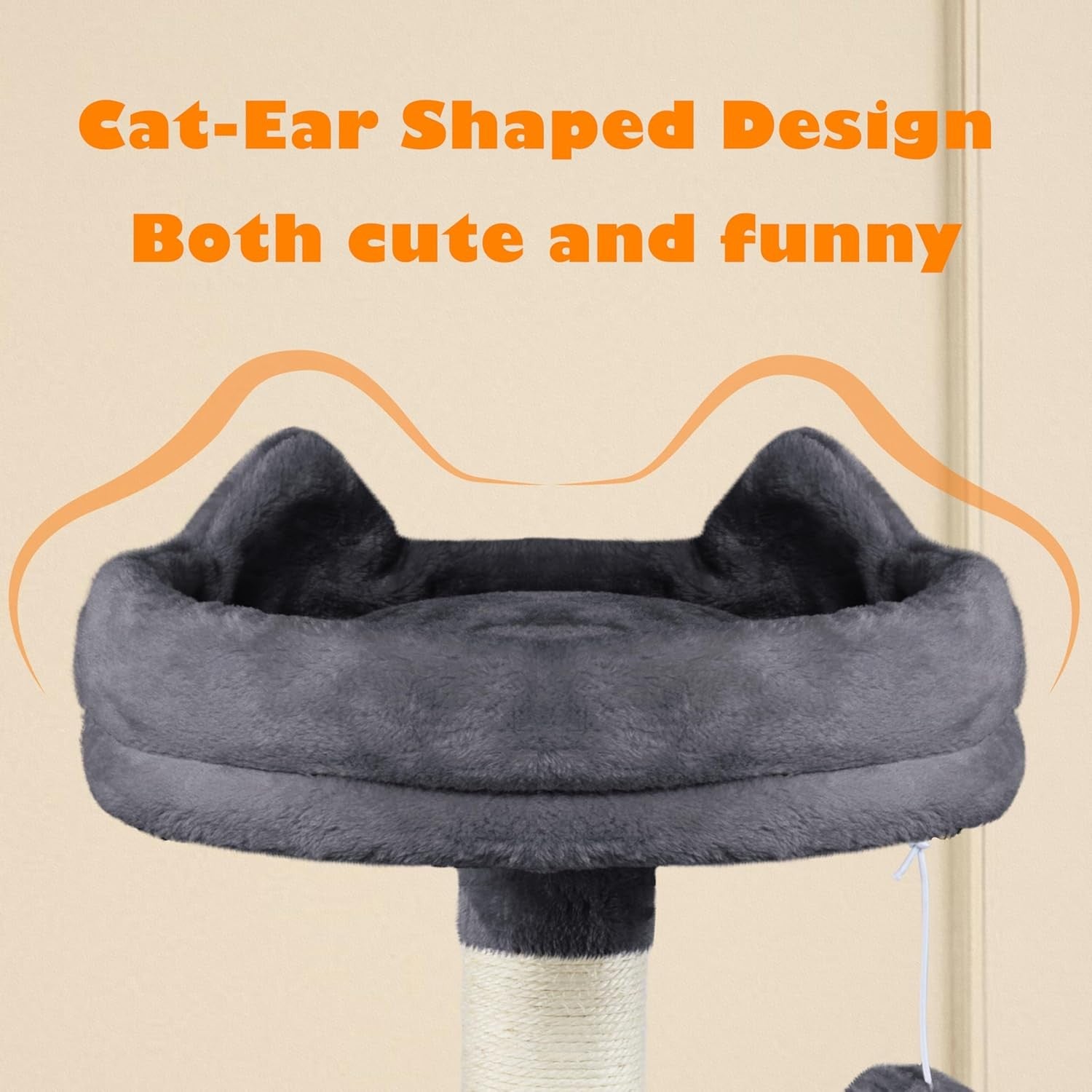 158cm Cat Tree Tower Multi Level Scratching Post Indoor Climber with Hammock